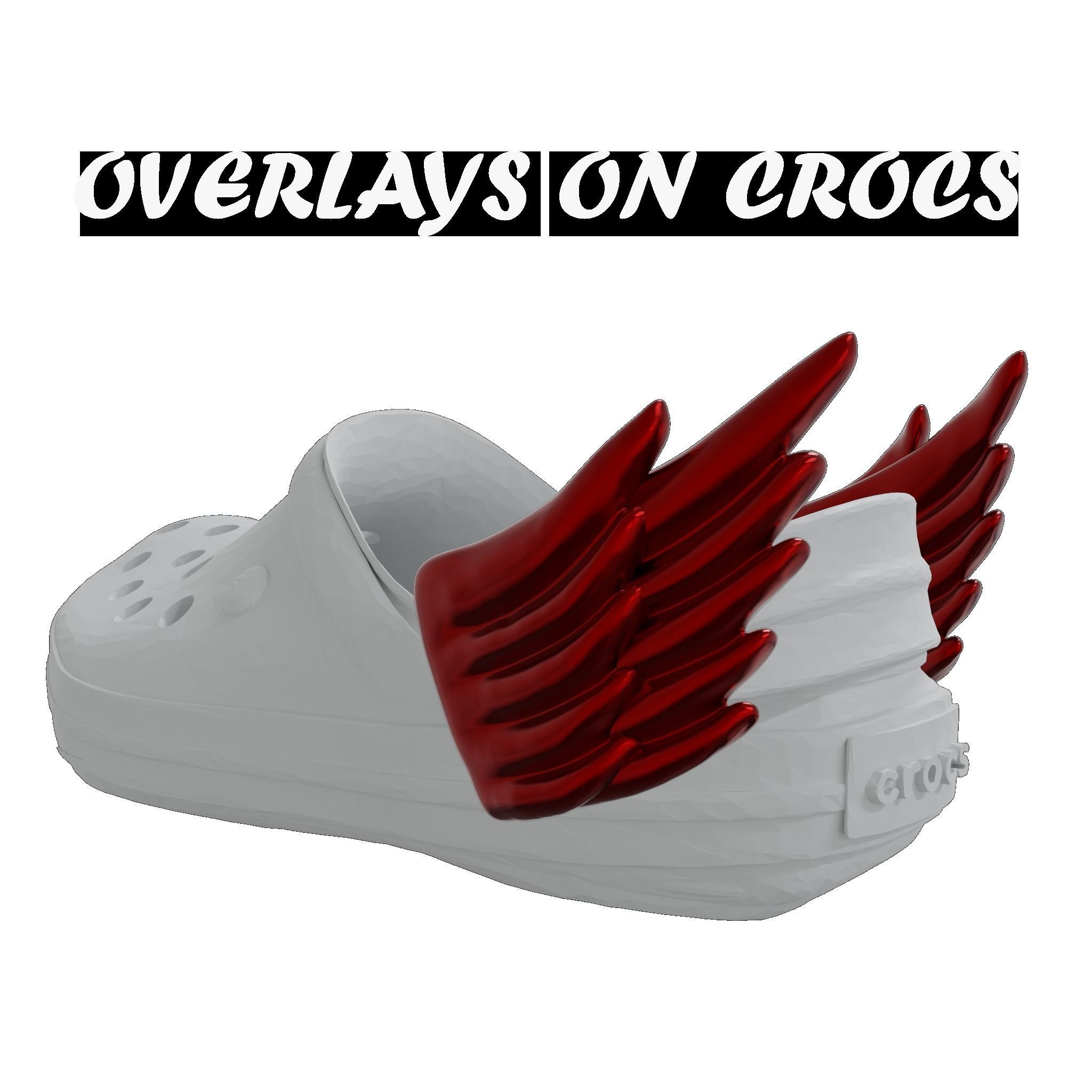 CROCS OVERLAYS 3D print model_1