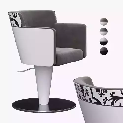Gamma Bross AIDA Women hairdressing chair Low-poly 3D model