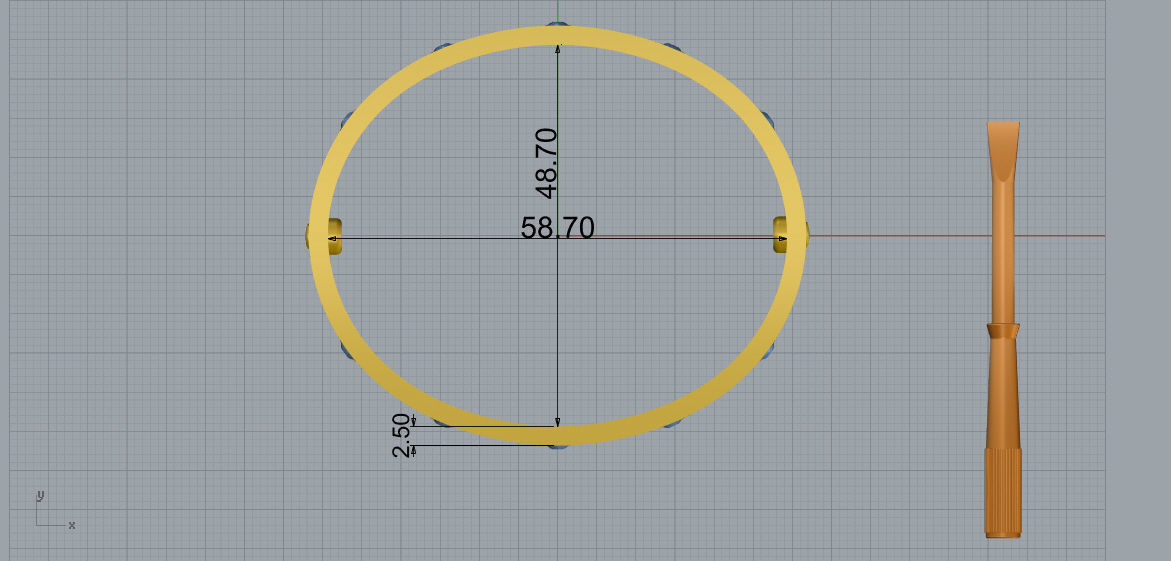 Woman Bracelet 3D print model D29 3D print model_5