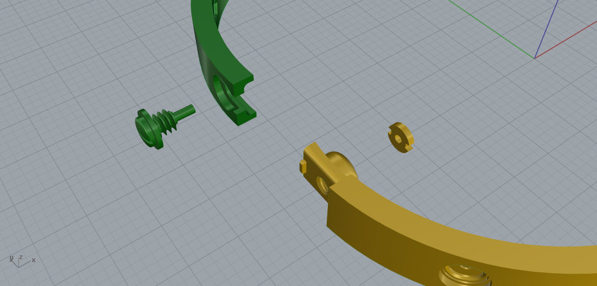 Woman Bracelet 3D print model D29 3D print model_11