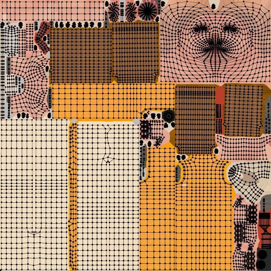 stylized character Free low-poly 3D model_8