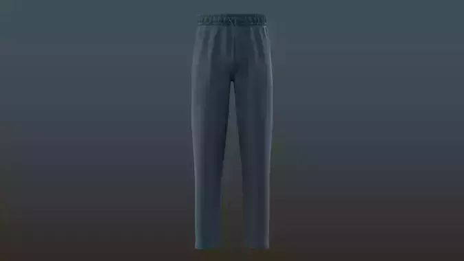  Men Elastic Trouser High Rise