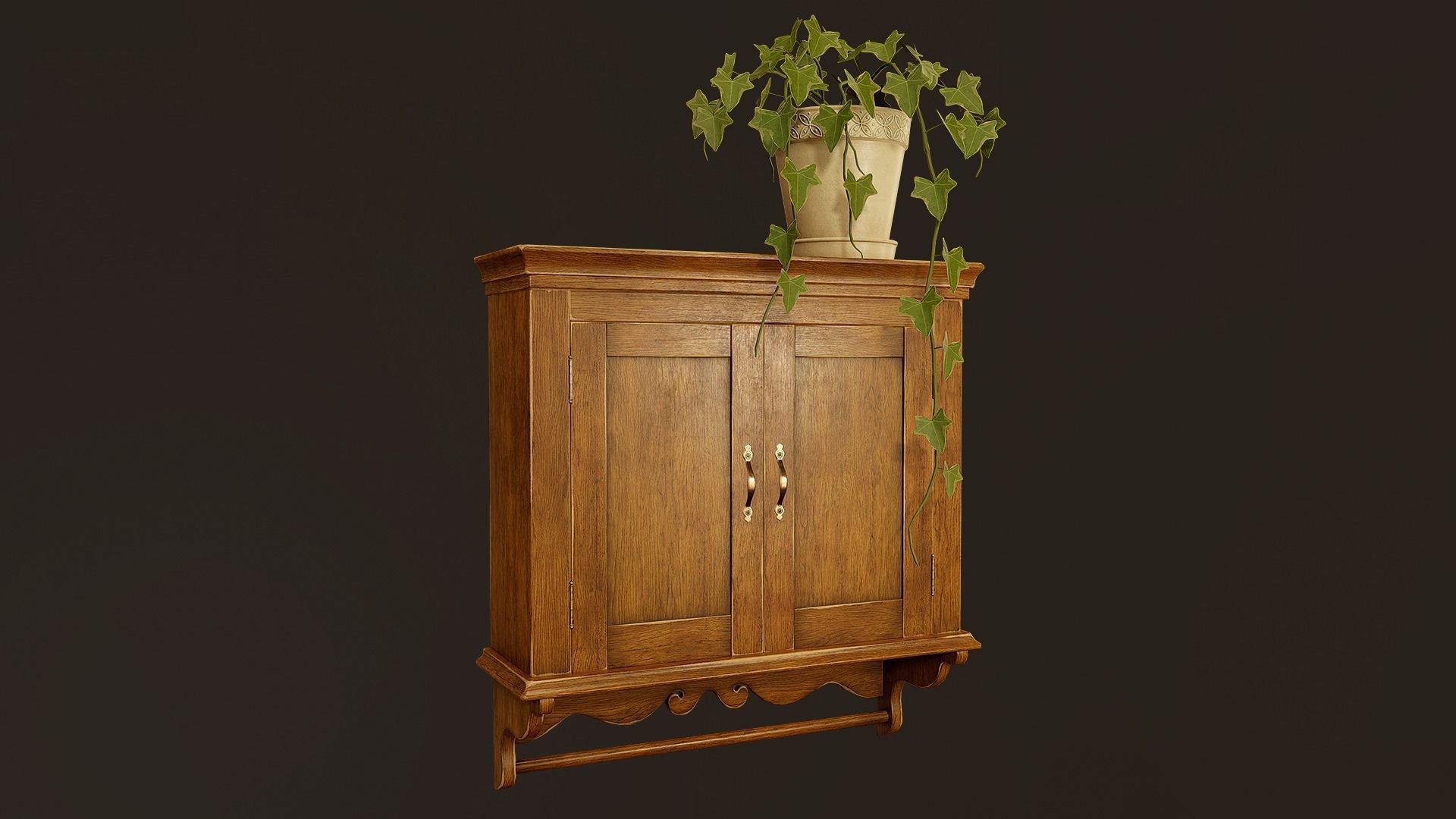 Victorian Bathroom Props Pack Low-poly 3D model_20