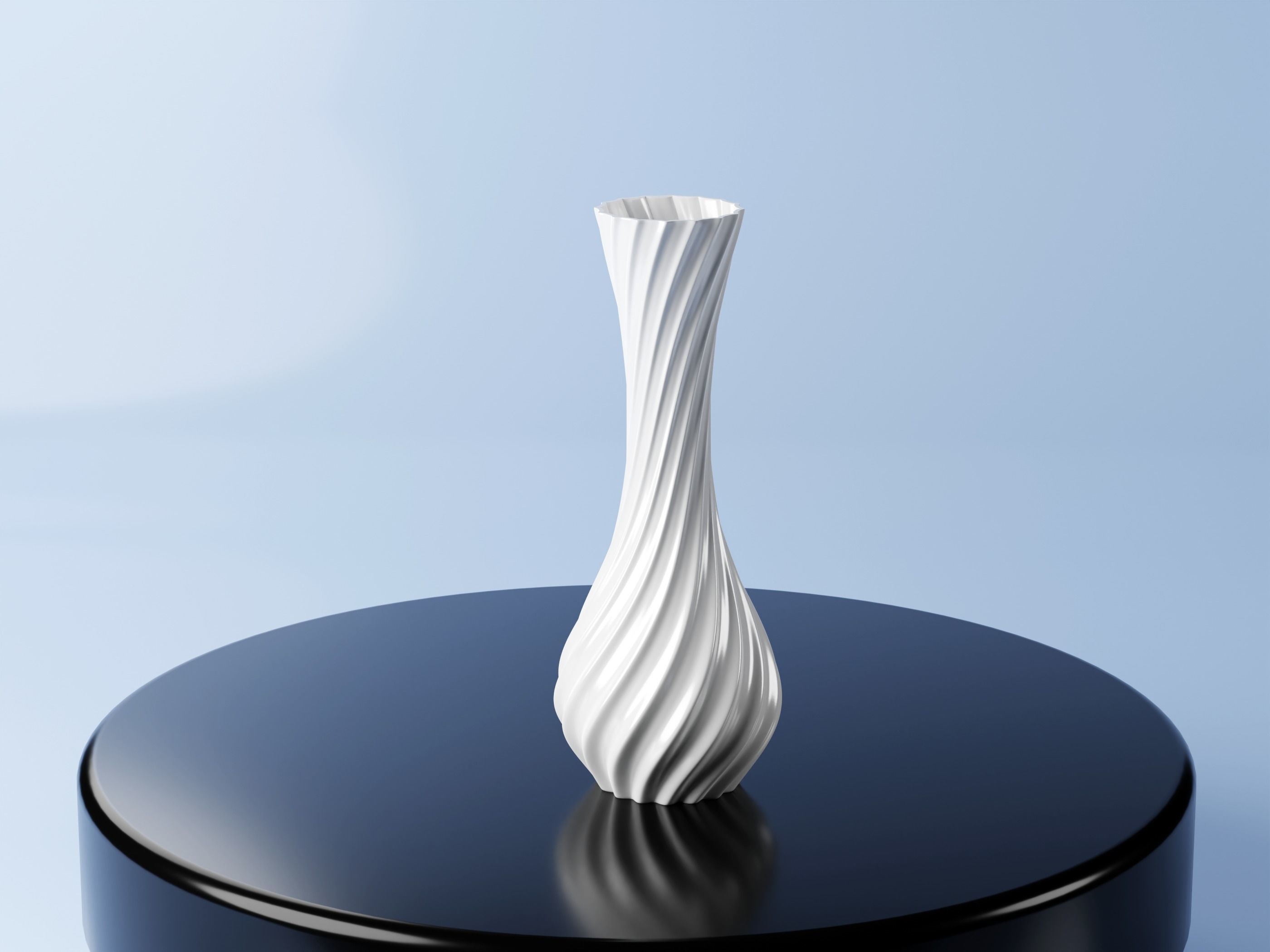 Set 3 Digital STL file 3D Printed Vase 3D print model_2