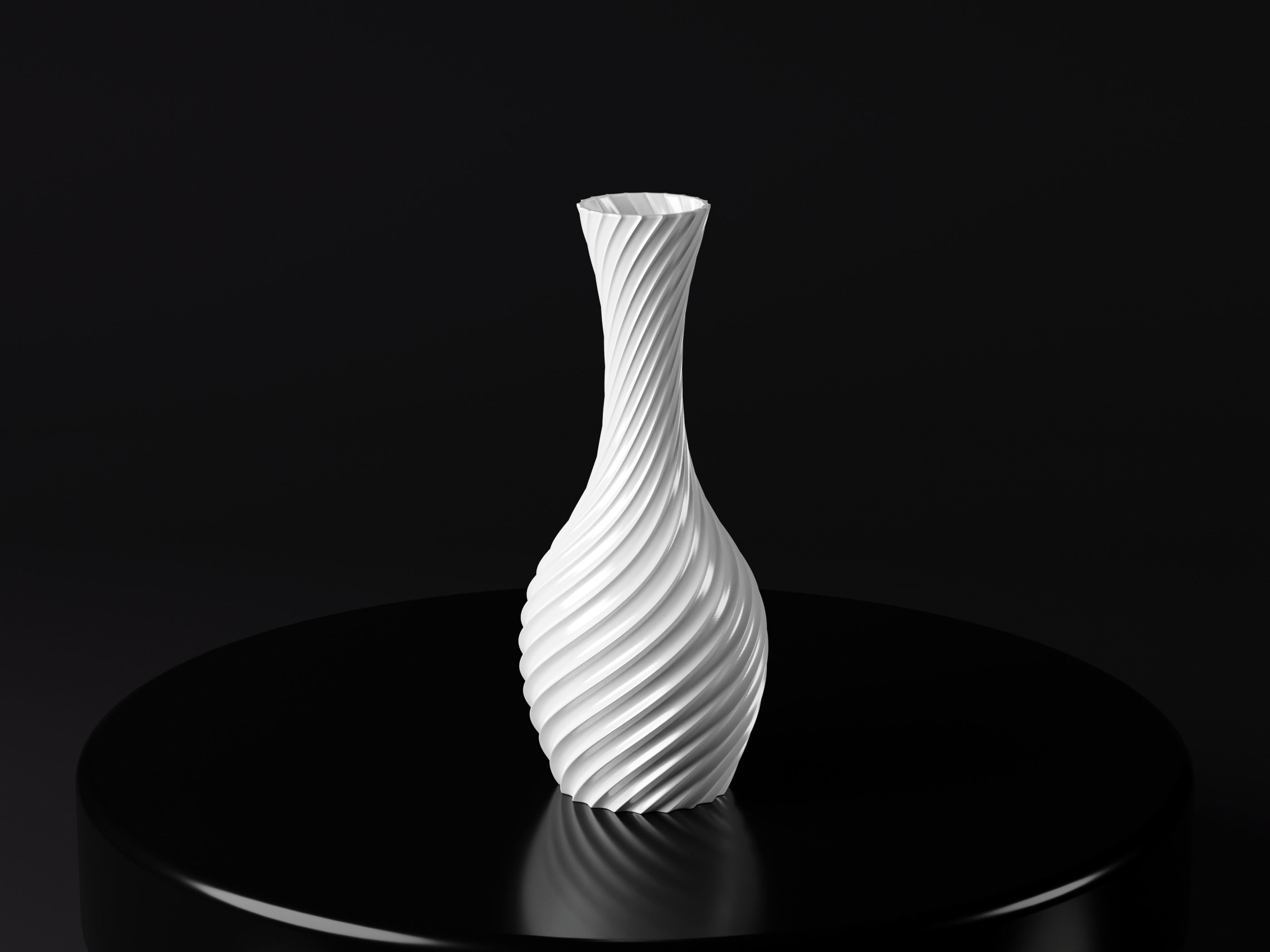 Set 3 Digital STL file 3D Printed Vase 3D print model_3