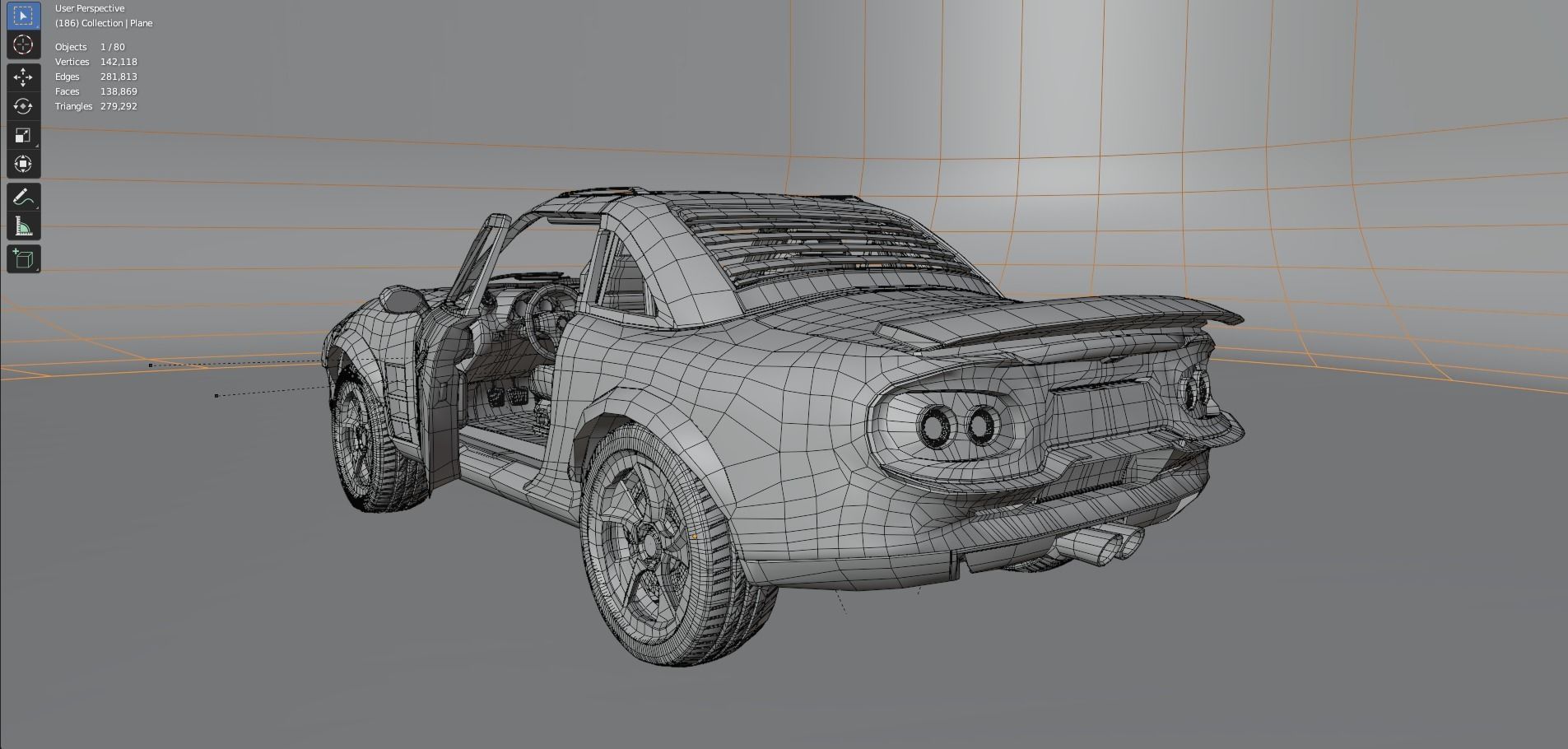 Miata italia body kit 3D model_17