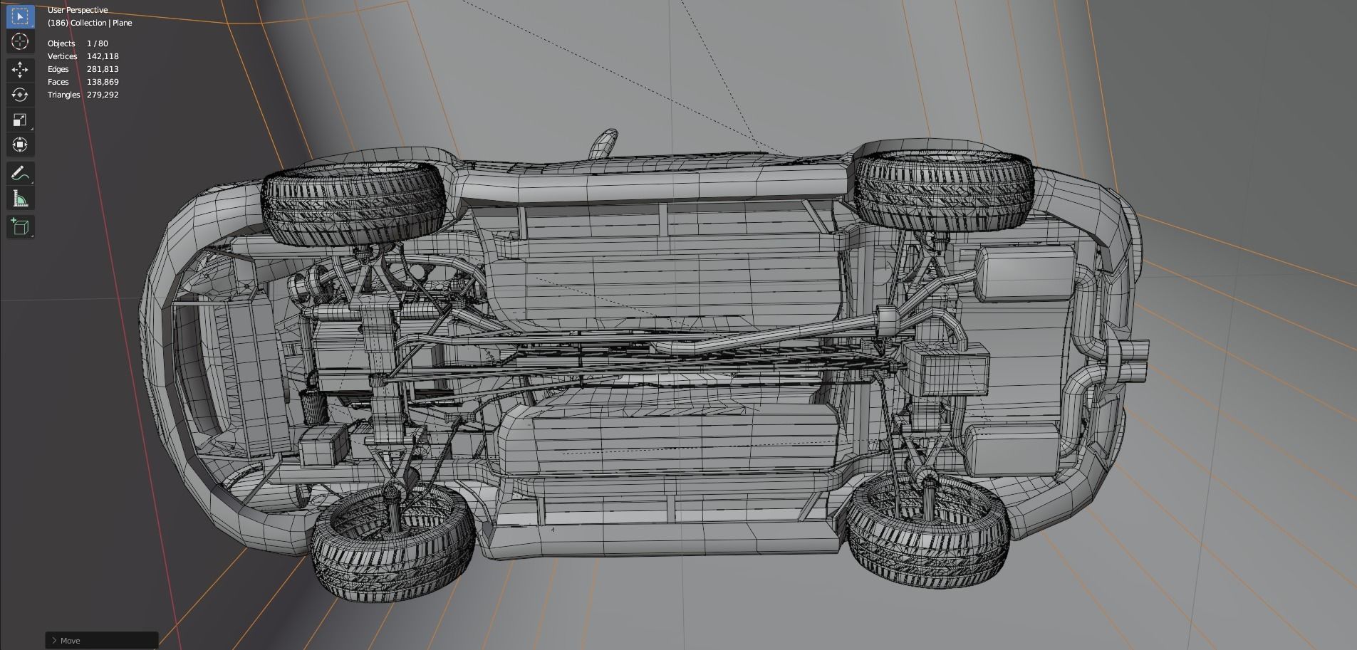 Miata italia body kit 3D model_21