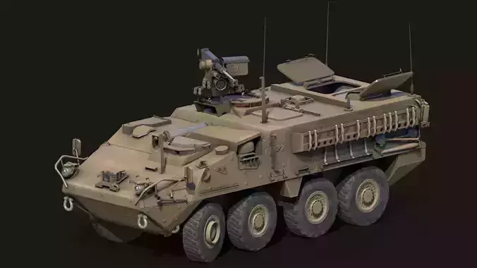 M1126 stryker Mid poly 40k