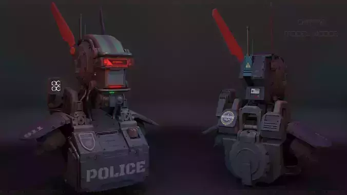 Chappie High Poly camera