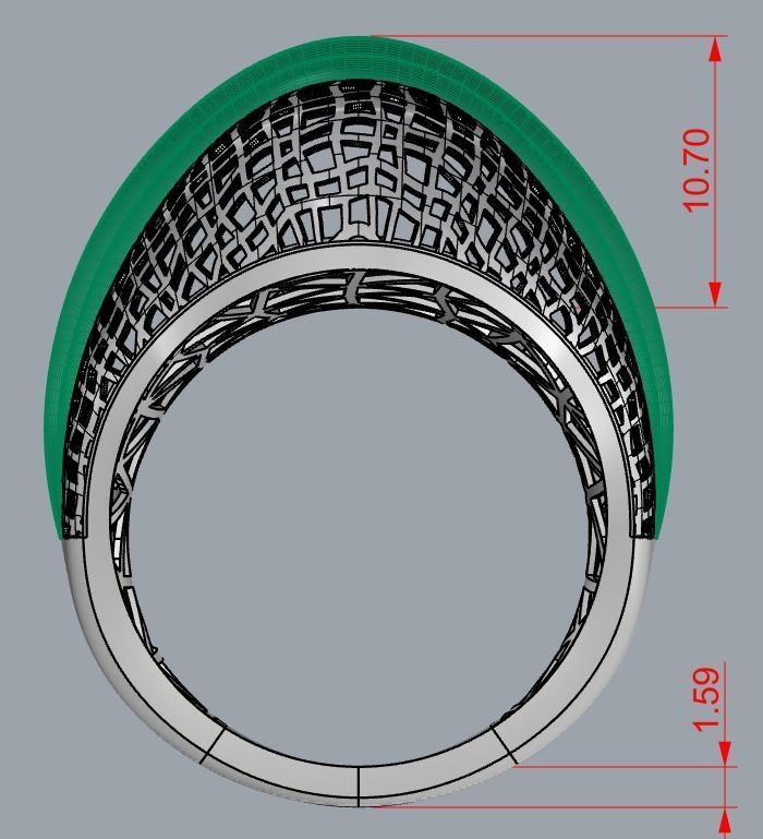 RING COLLECTION-A-R11 3D print model_3