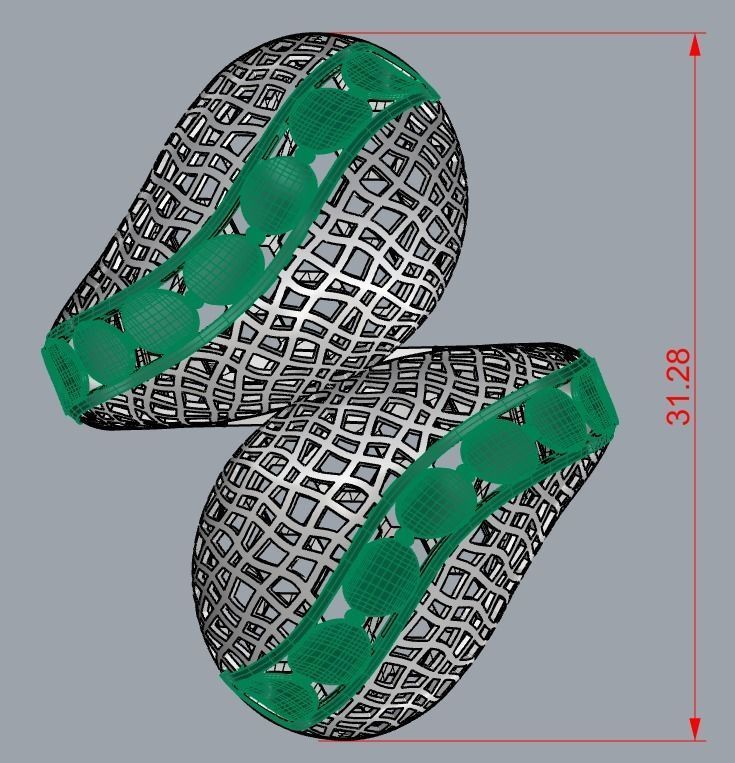 RING COLLECTION-A-R13 3D print model_4