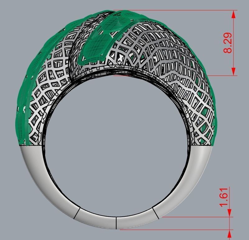 RING COLLECTION-A-R13 3D print model_3