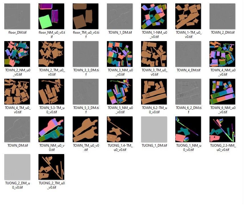 Al-Turaif UNESCO world heritage -DESTROYED Low-poly 3D model_6