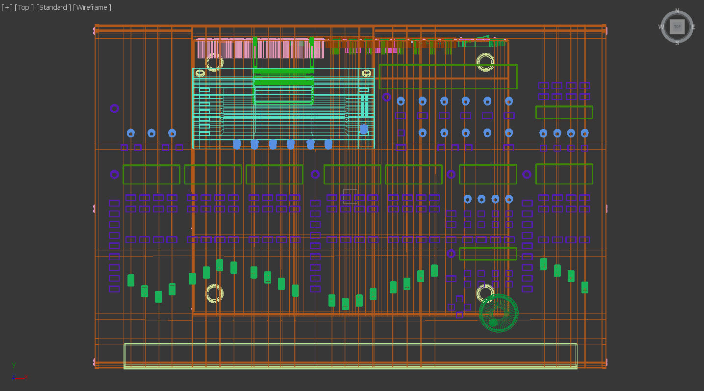 Audio Mixer 3D model_8