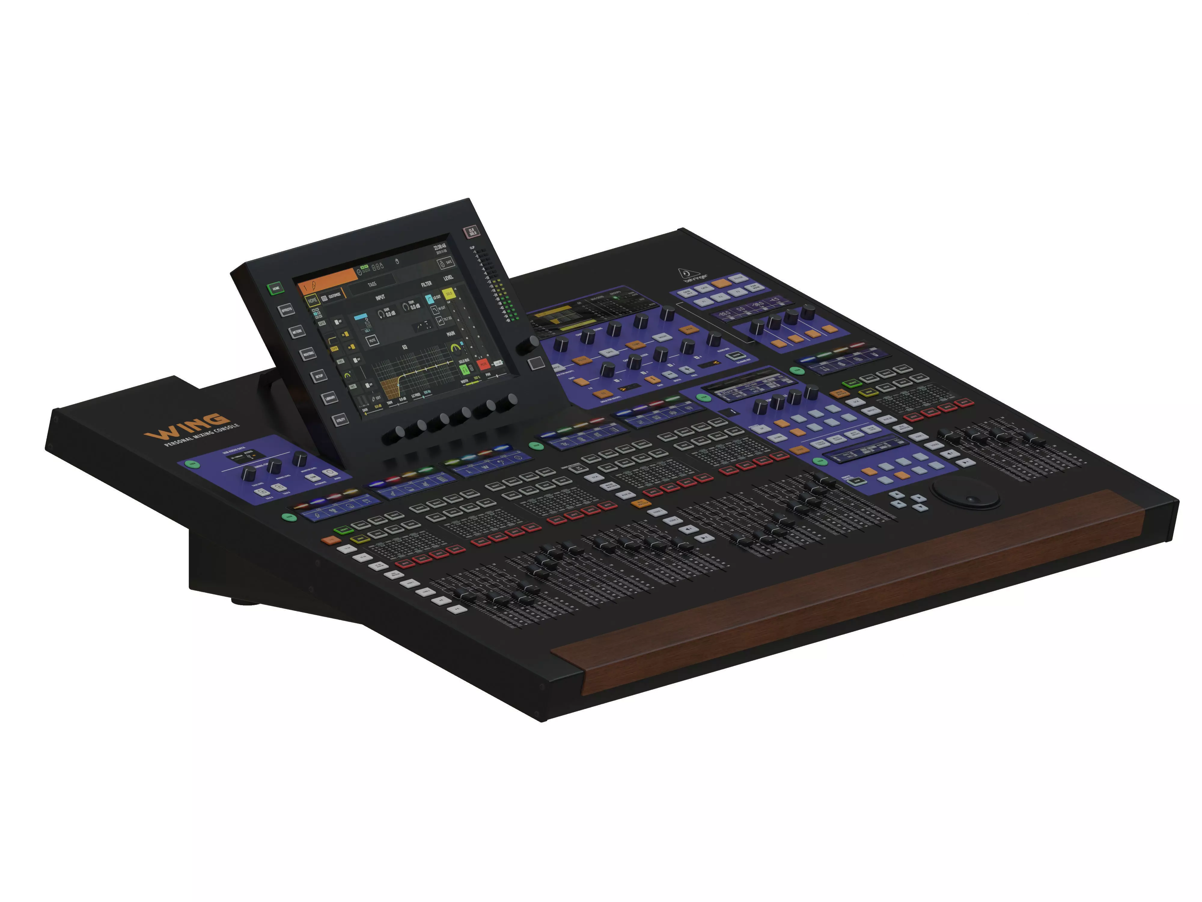 Audio Mixer 3D model_0