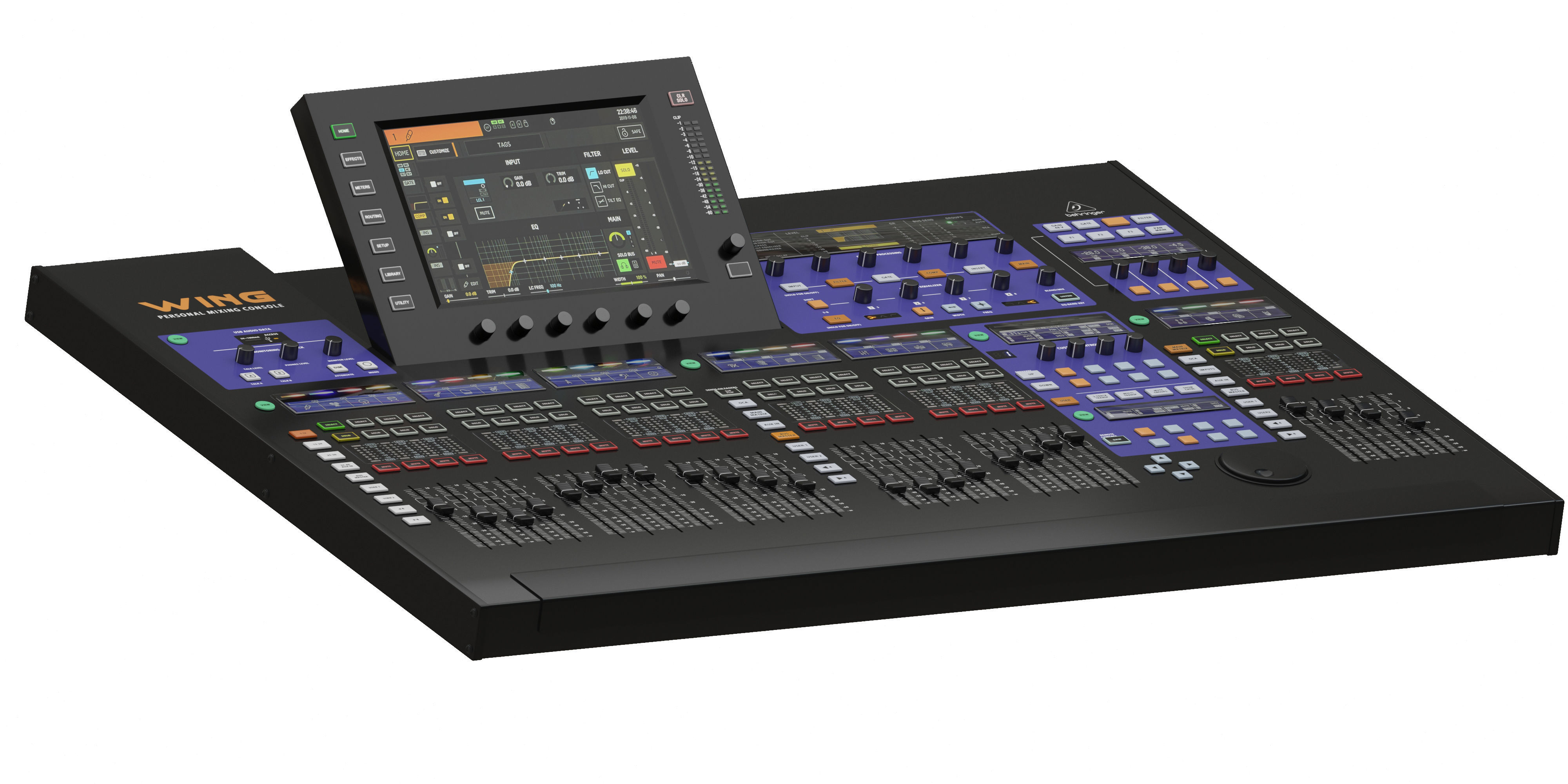 Audio Mixer 3D model_1