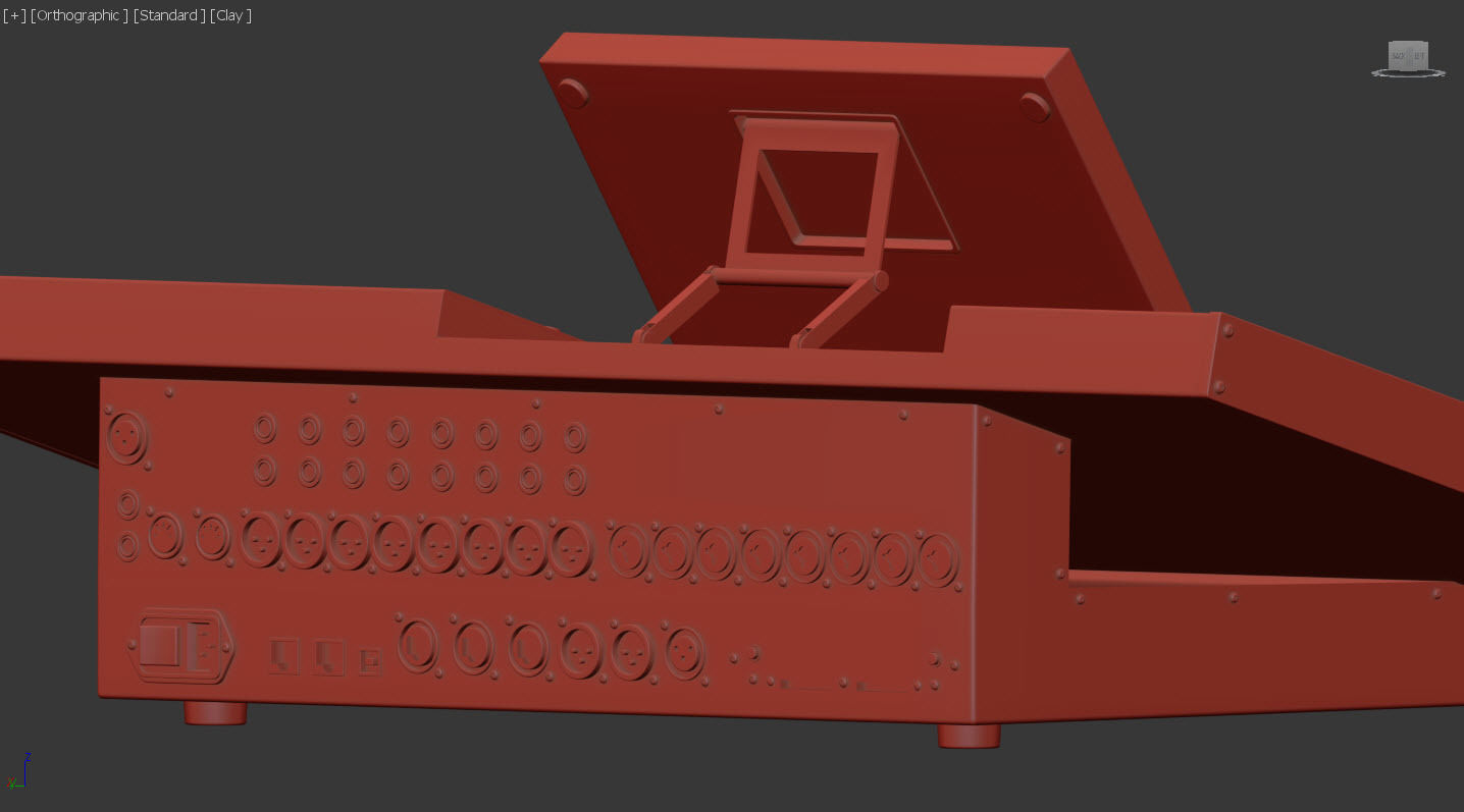 Audio Mixer 3D model_5