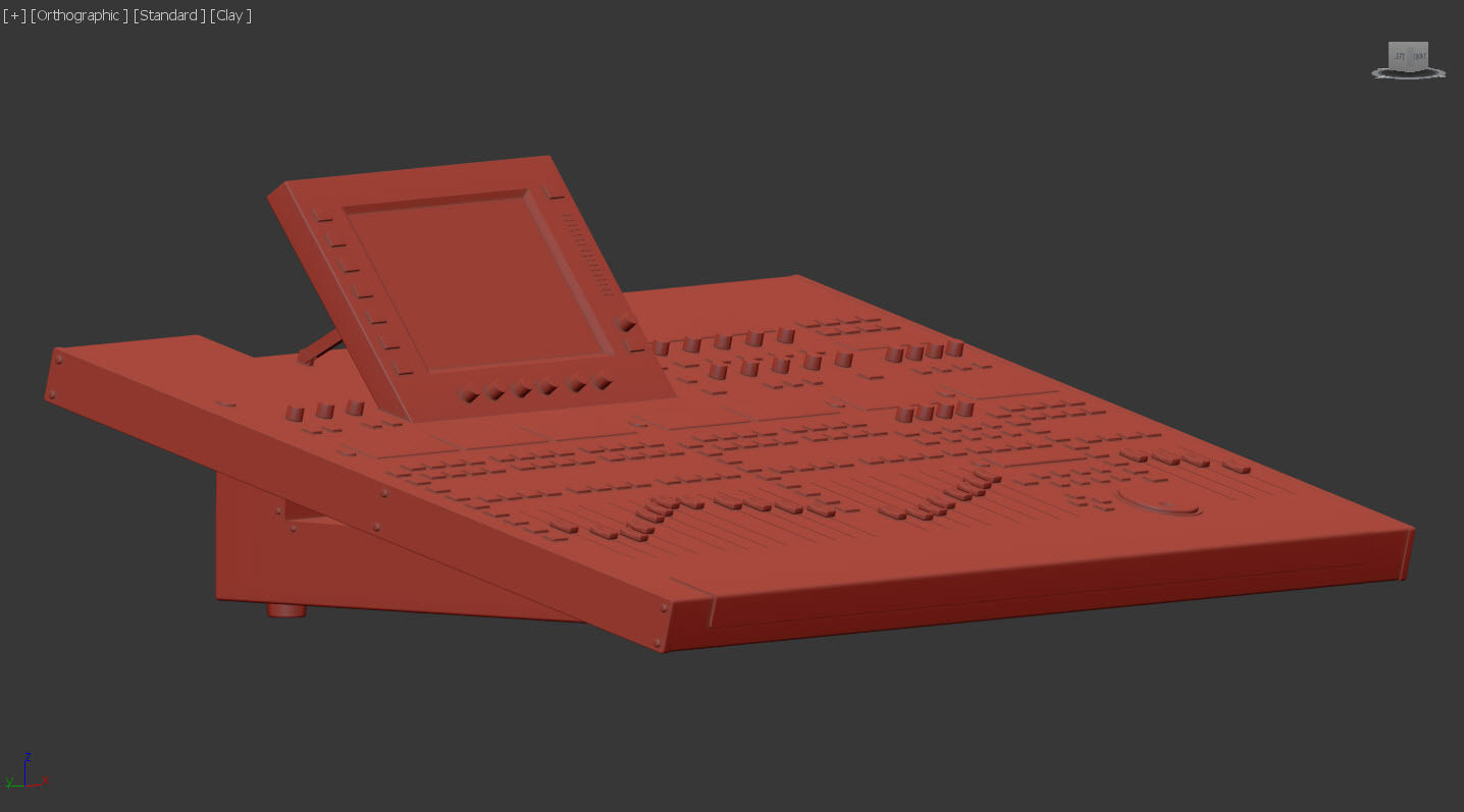 Audio Mixer 3D model_9