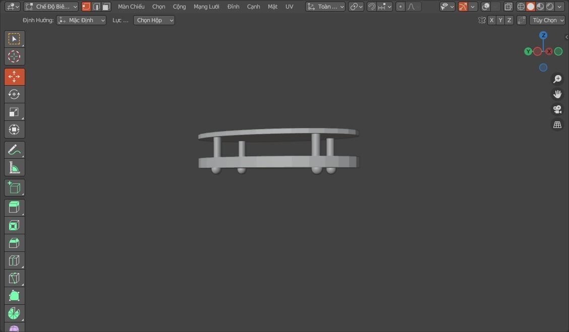 3d TABLE coffee 3D model_2