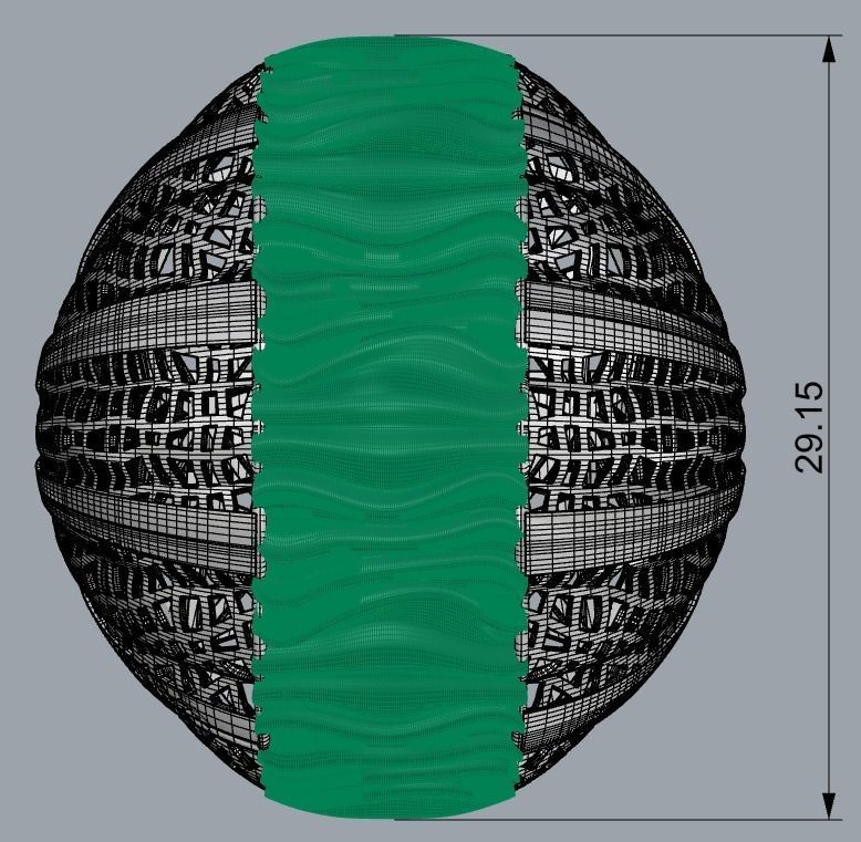 RING COLLECTION-A-R19 3D print model_4