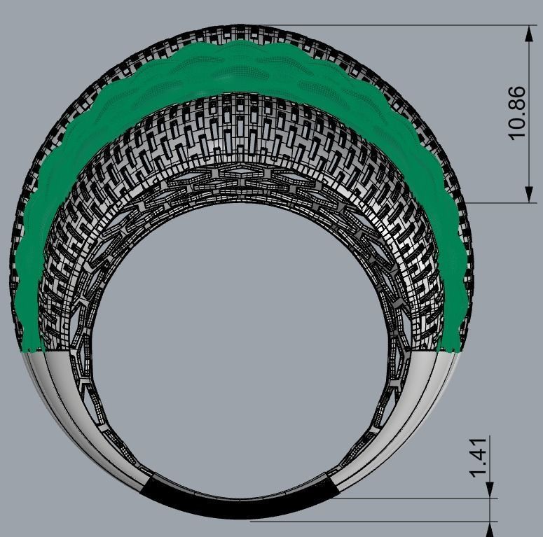 RING COLLECTION-A-R22 3D print model_3