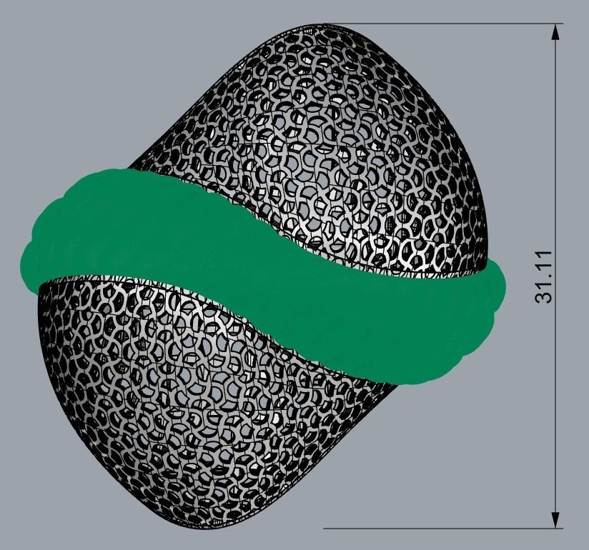 RING COLLECTION-A-R25 3D print model_4