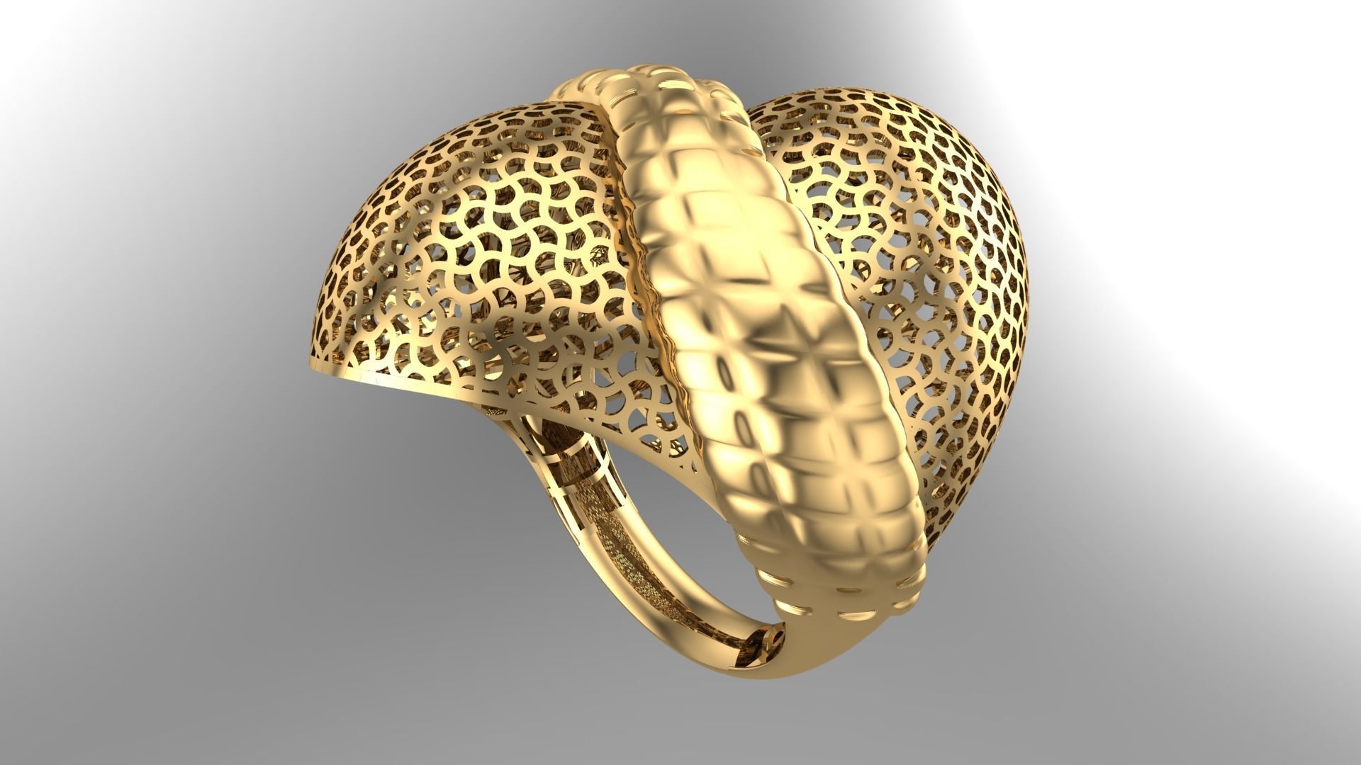 RING COLLECTION-A-R25 3D print model_1