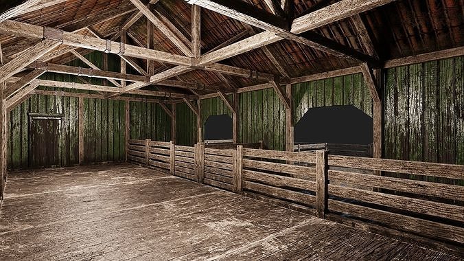 1 - 40 FARM BUILDINGS PACK 4K Textures GameReady 4