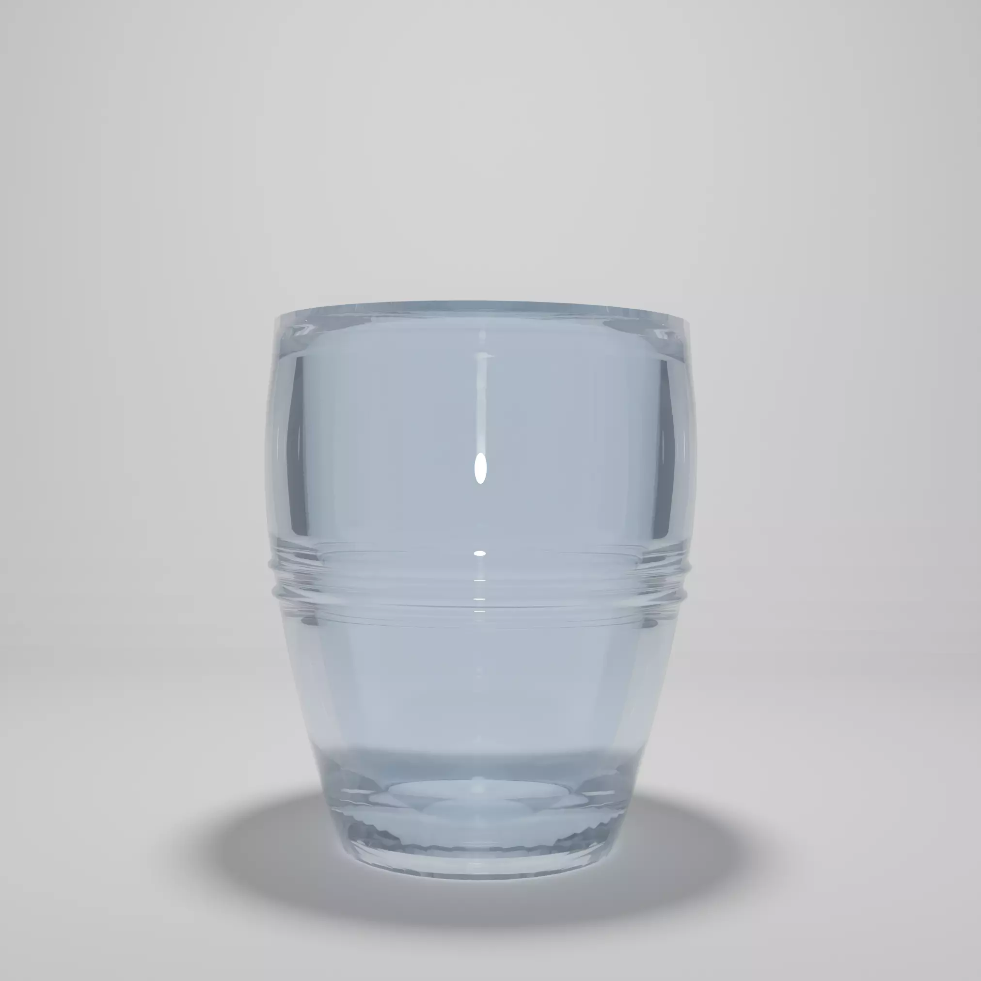 Glass tumbler 3D model_0