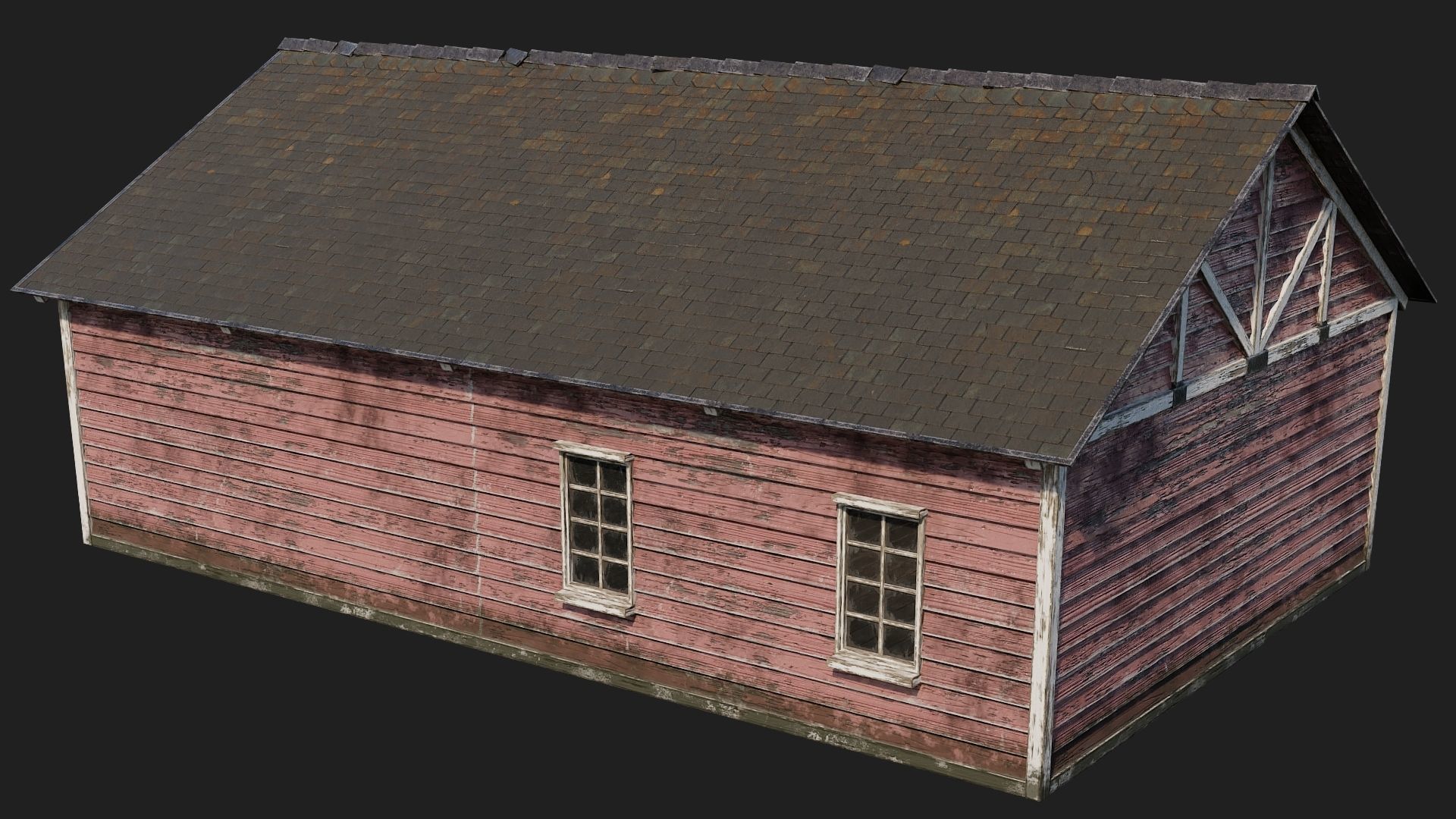 49-50-51-52 - Farm Buildings 4K PBR GameReady Low-poly 3D model_15