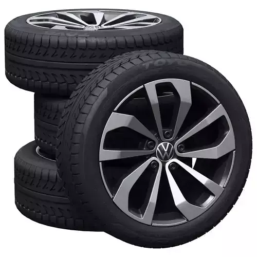Volkswagen wheels 3D model