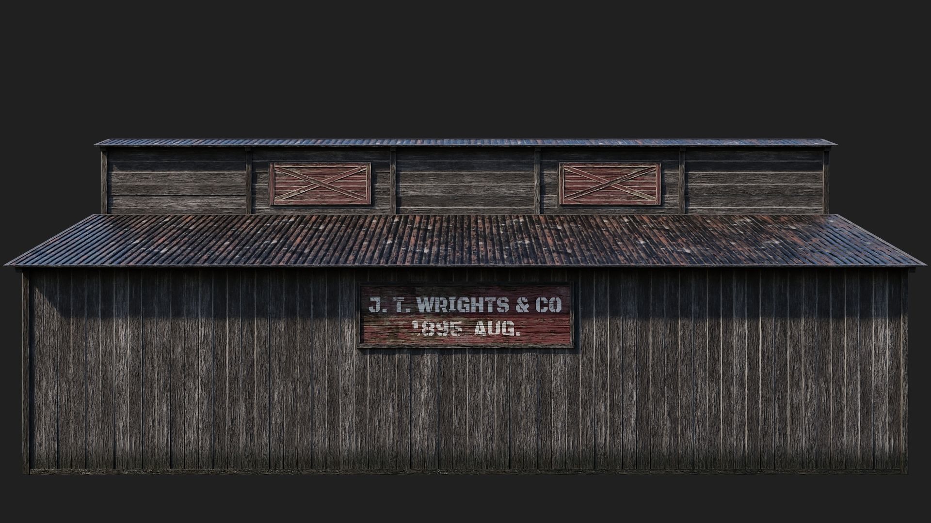 53-54-55-56 - Farm Buildings 4K PBR GameReady Low-poly 3D model_20