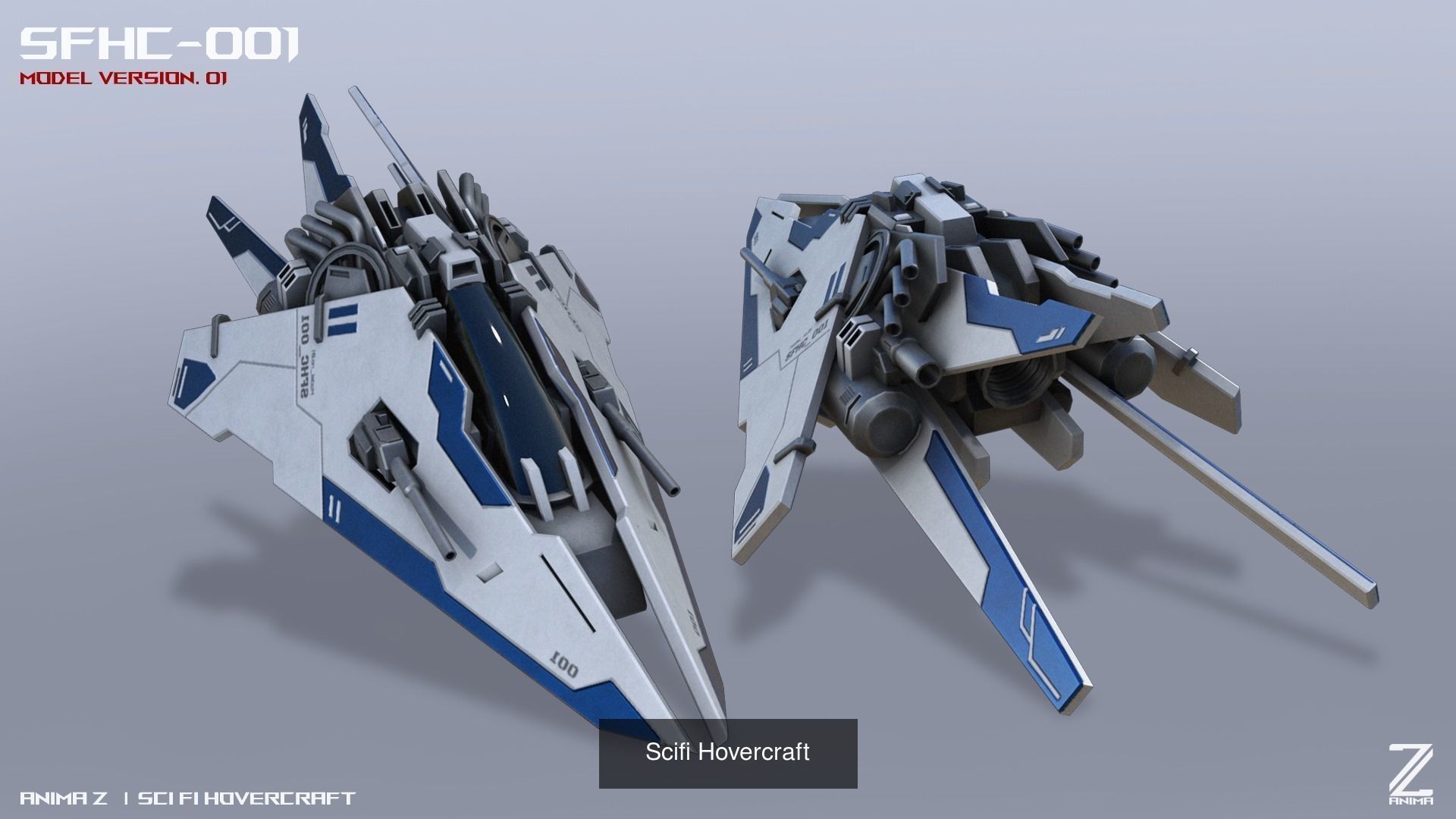Scifi Hovercraft collection _1