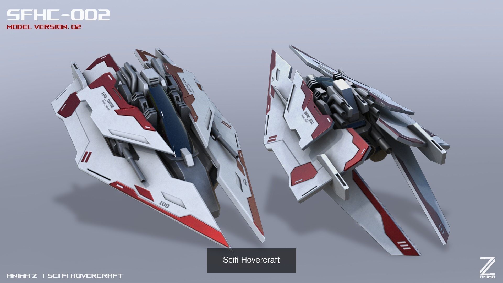 Scifi Hovercraft collection _2