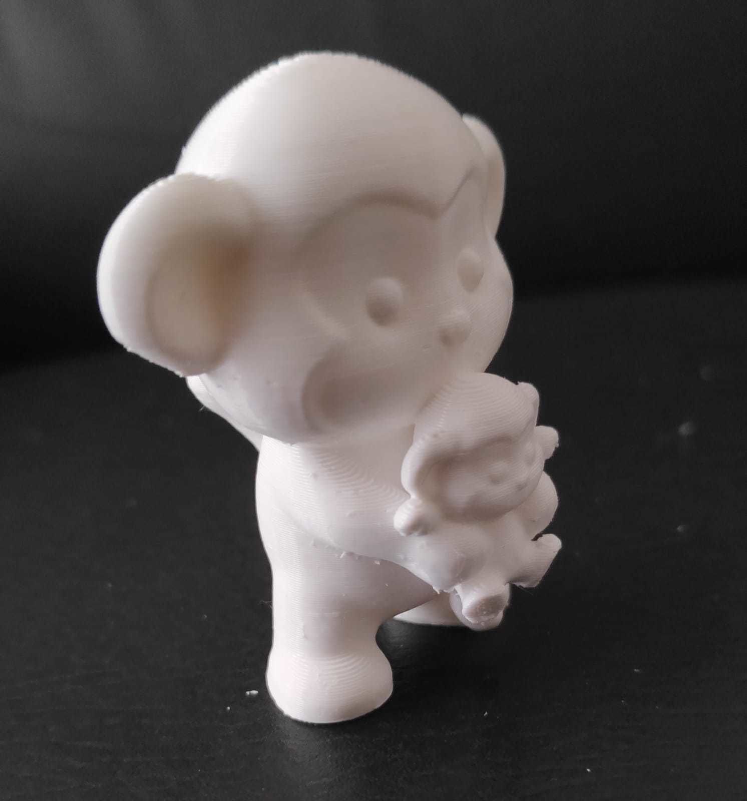 Monkey and Baby Monkey 3D print model_5
