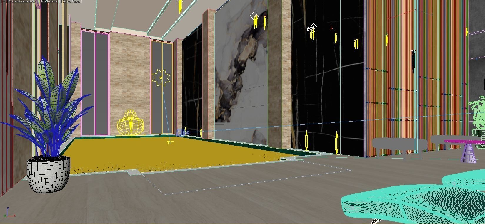 indoor swimming pool 3D model_3