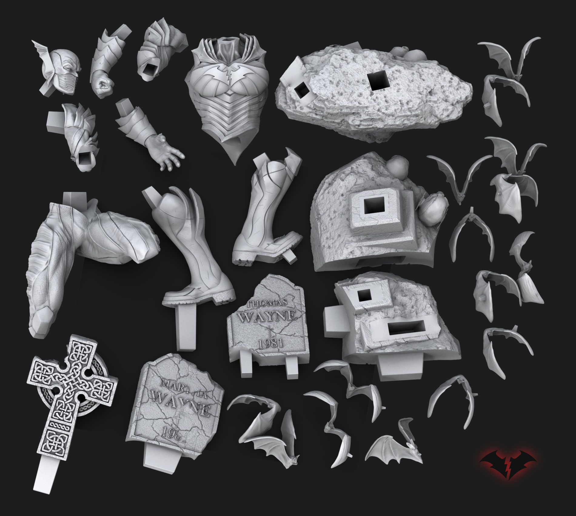 RED DEATH 3D print model_3