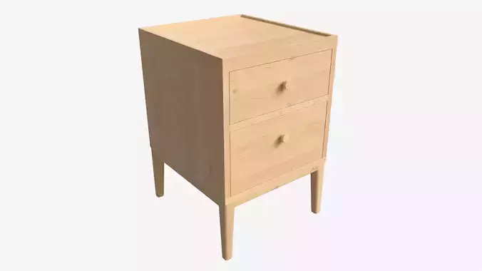 Bedside Cabinet 2-drawer Ercol Salina