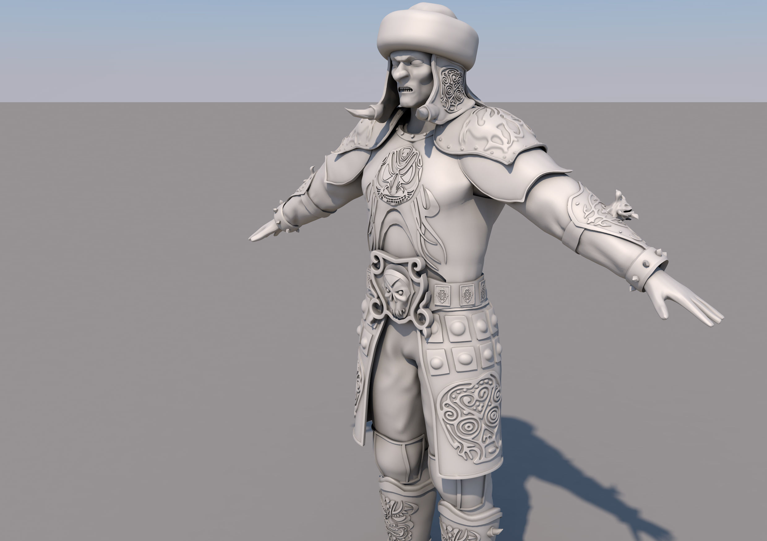 Evil khan 3D model_5