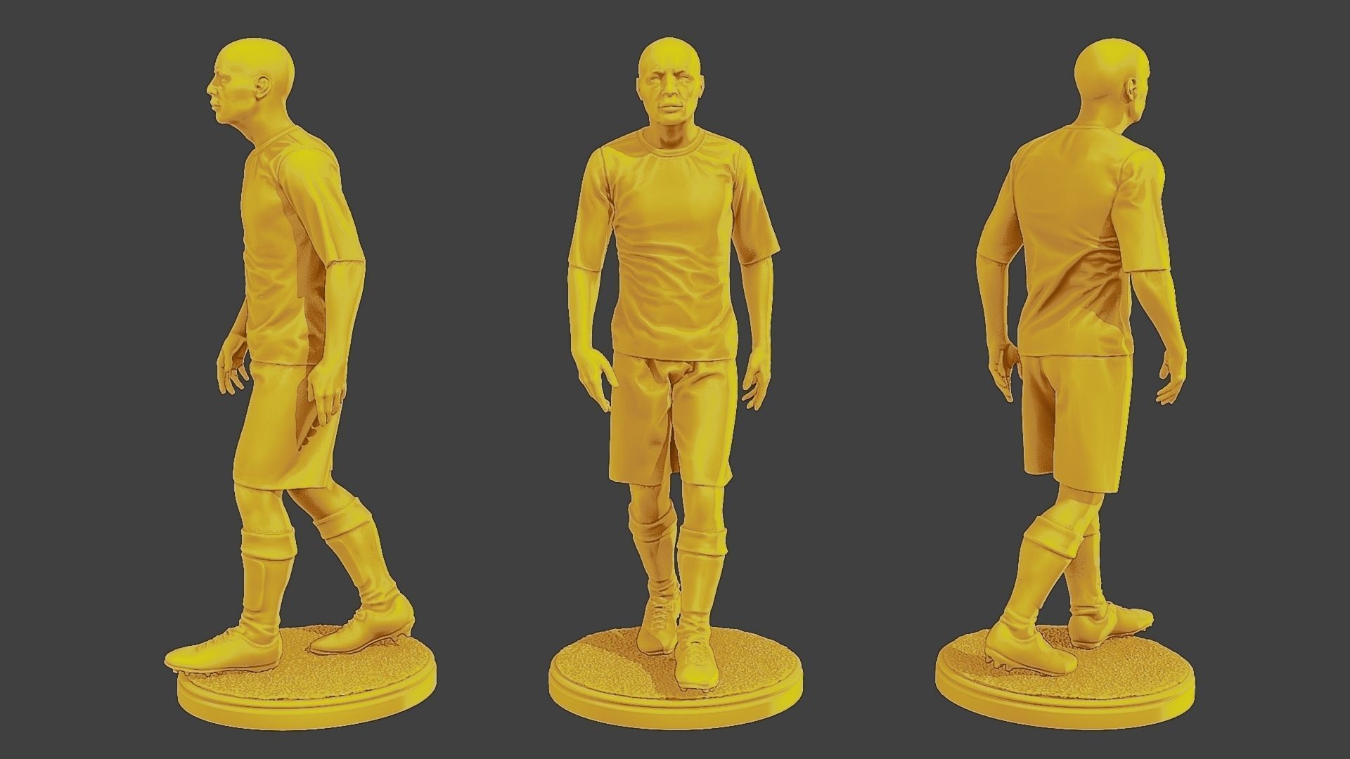 Soccer Players SP Pack 3 3D Model Collection_7