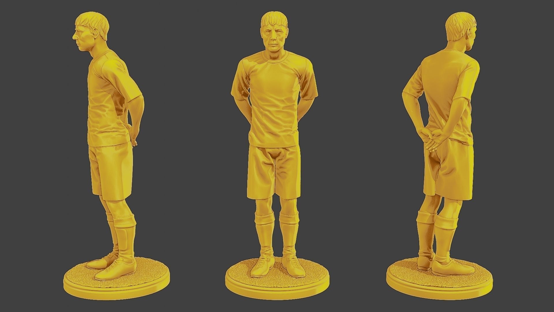 Soccer Players SP Pack 3 3D Model Collection_8