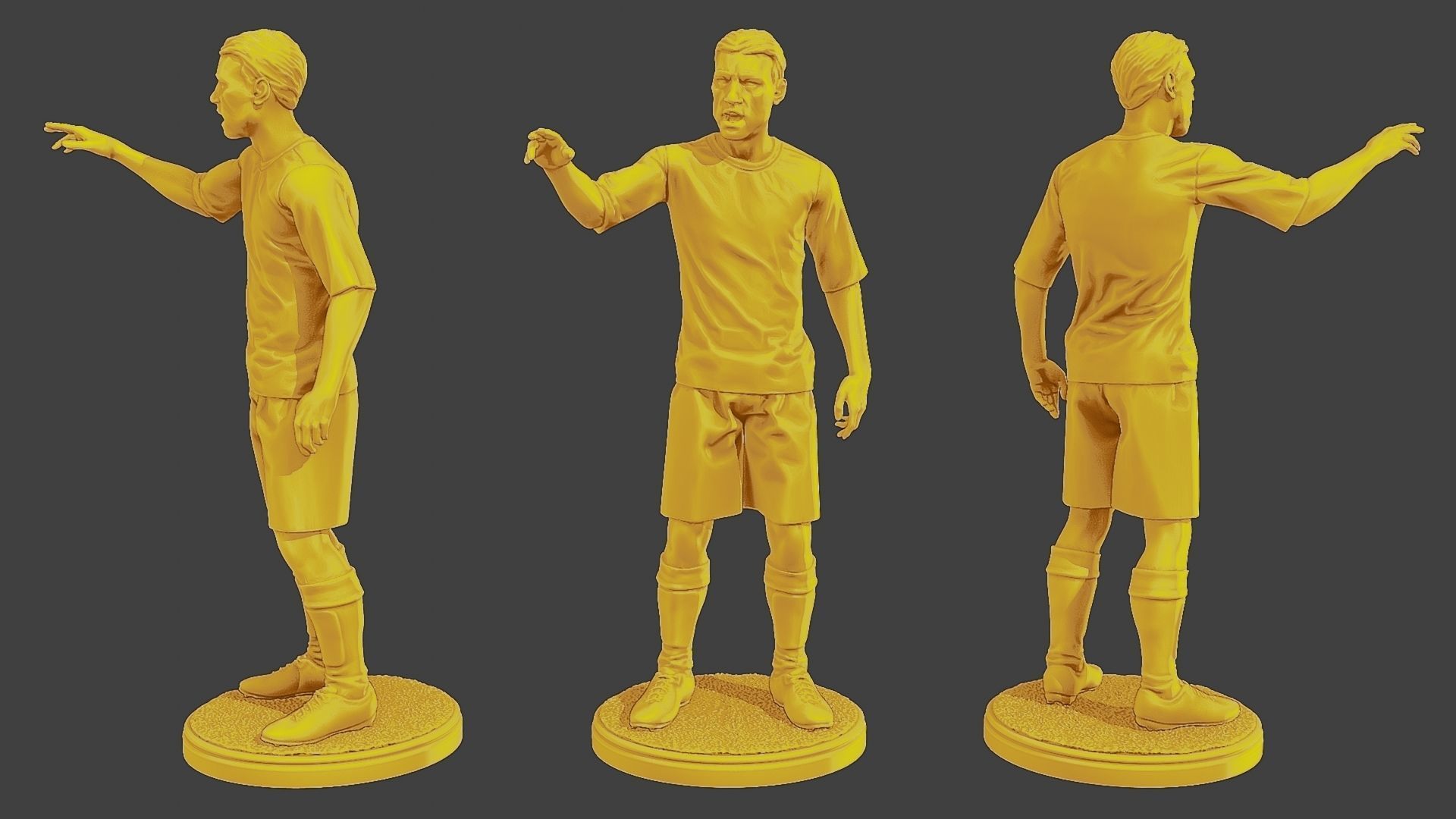 Soccer Players SP Pack 3 3D Model Collection_5