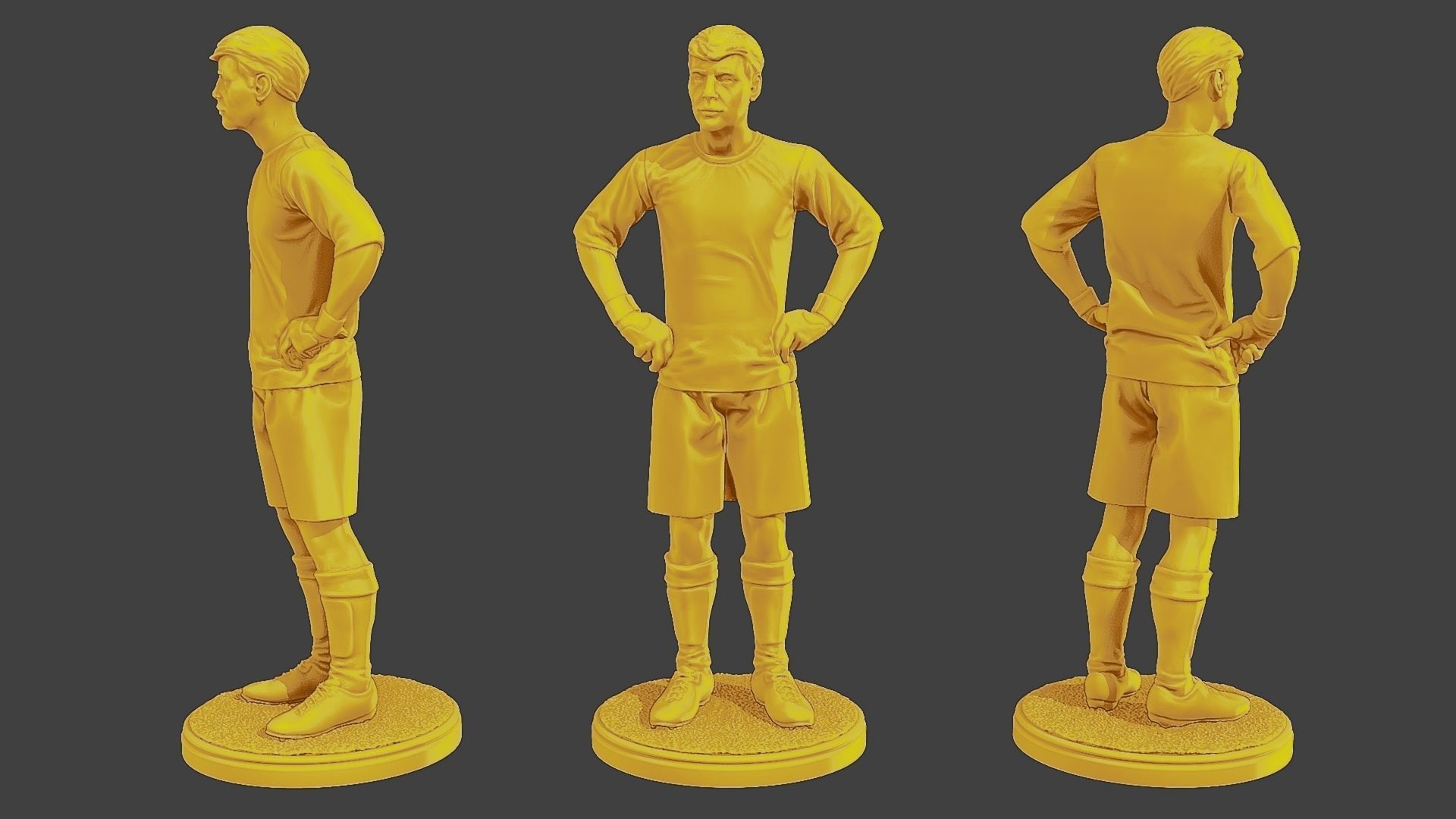 Soccer Players SP Pack 3 3D Model Collection_2