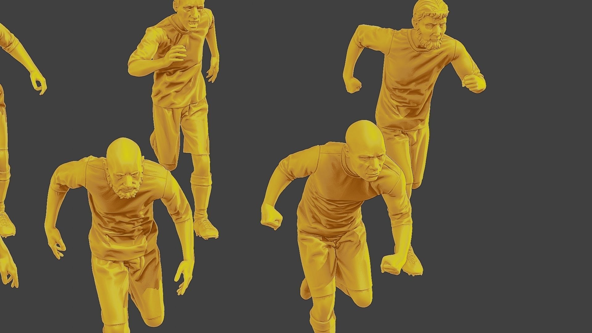 Soccer Players SP Pack 5 3D Model Collection_28