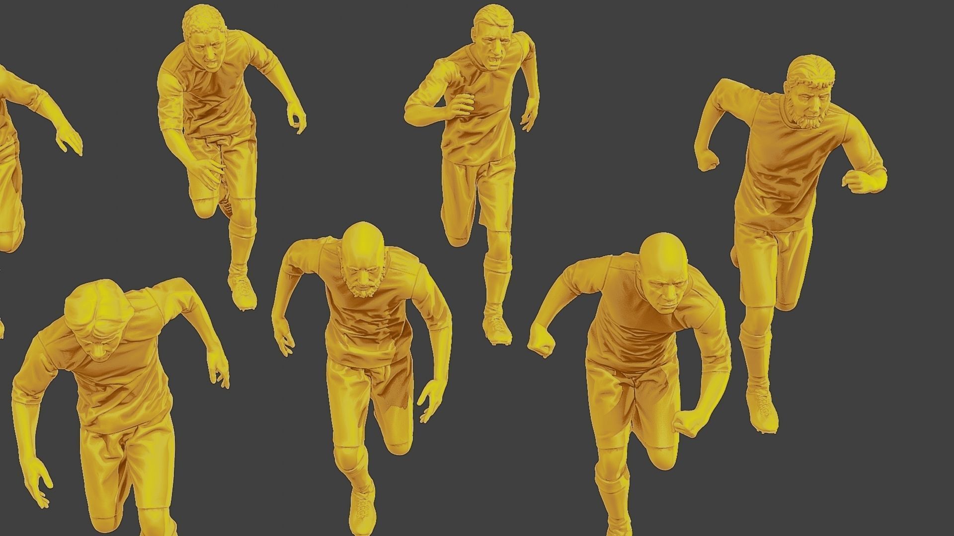 Soccer Players SP Pack 5 3D Model Collection_31