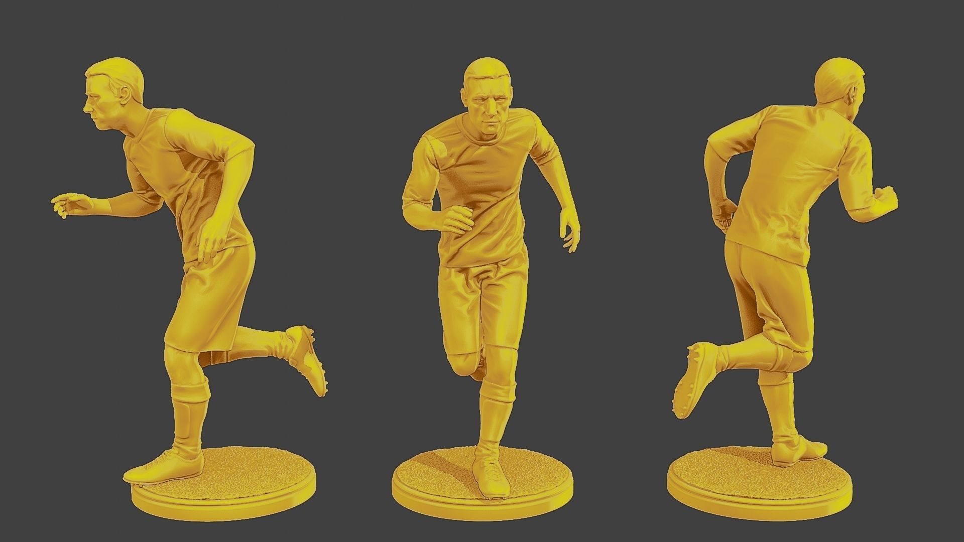 Soccer Players SP Pack 5 3D Model Collection_9