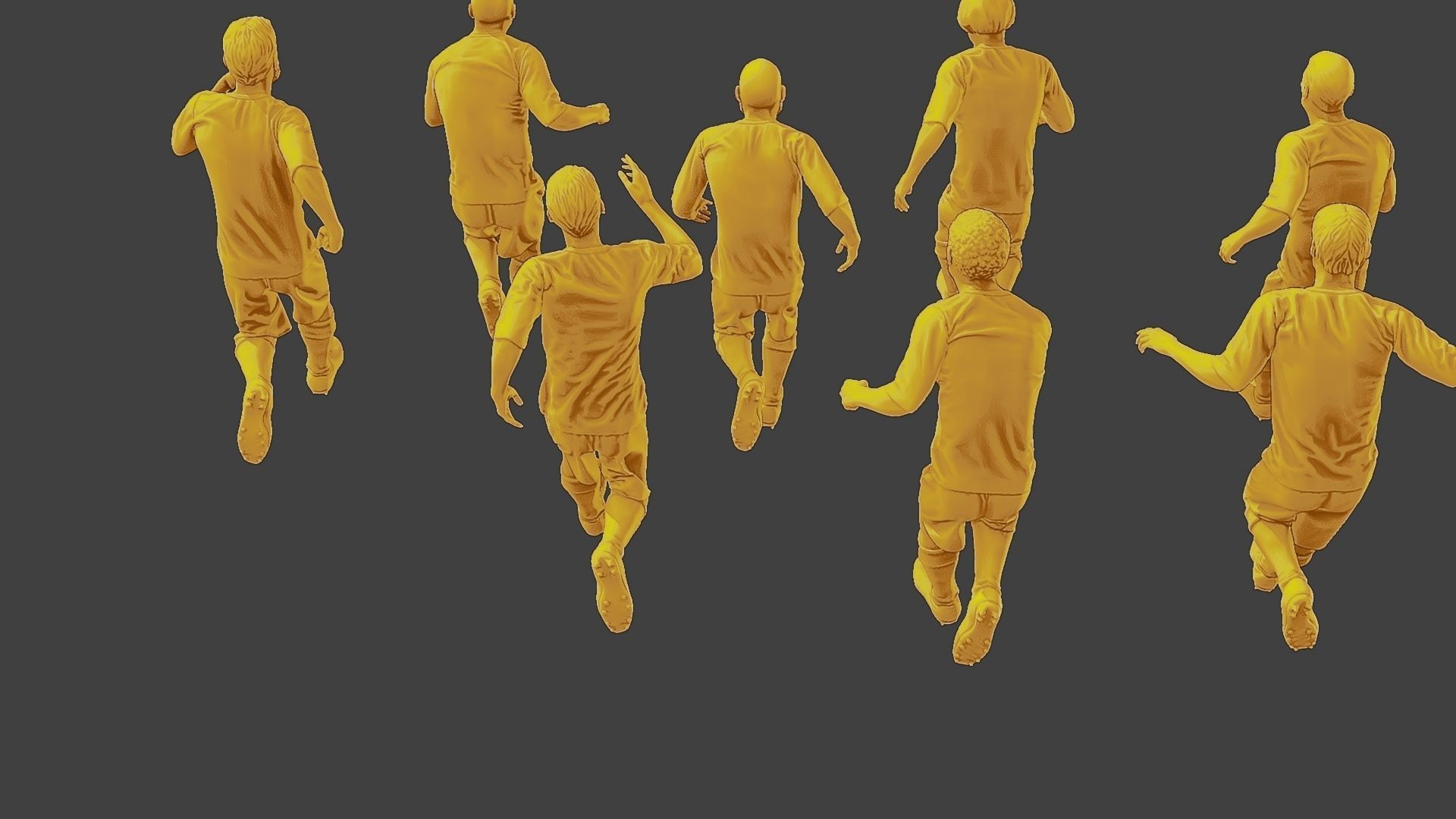 Soccer Players SP Pack 5 3D Model Collection_14