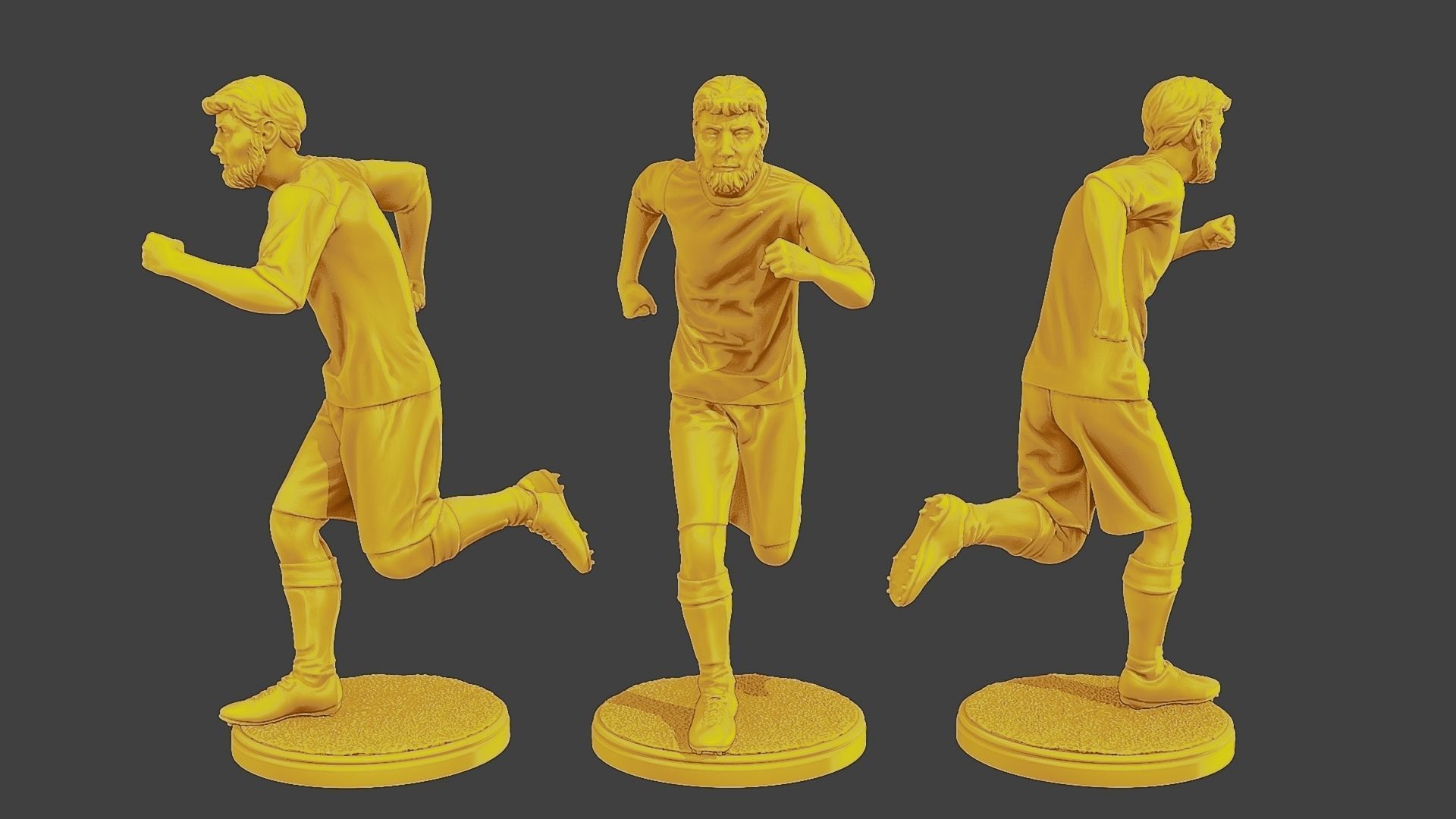 Soccer Players SP Pack 5 3D Model Collection_10