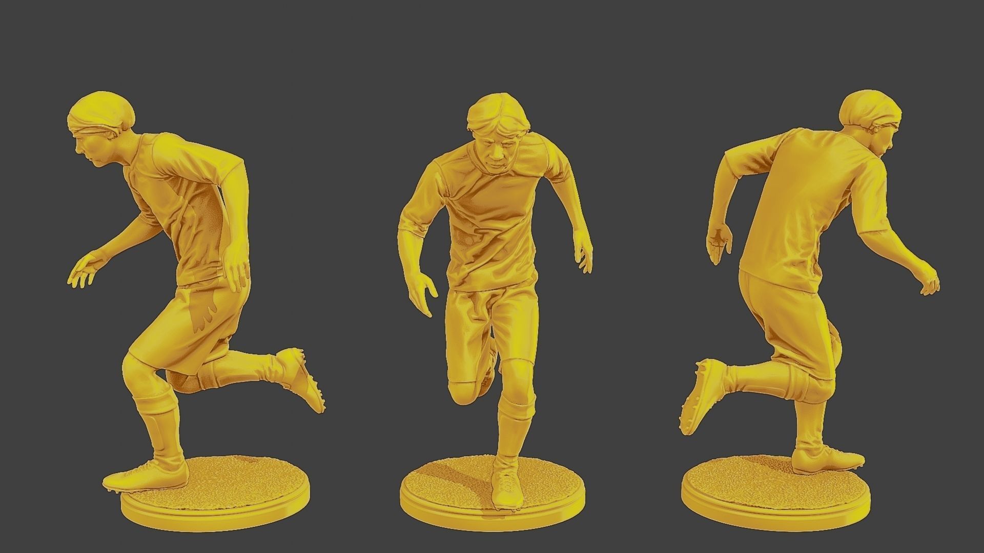 Soccer Players SP Pack 5 3D Model Collection_7