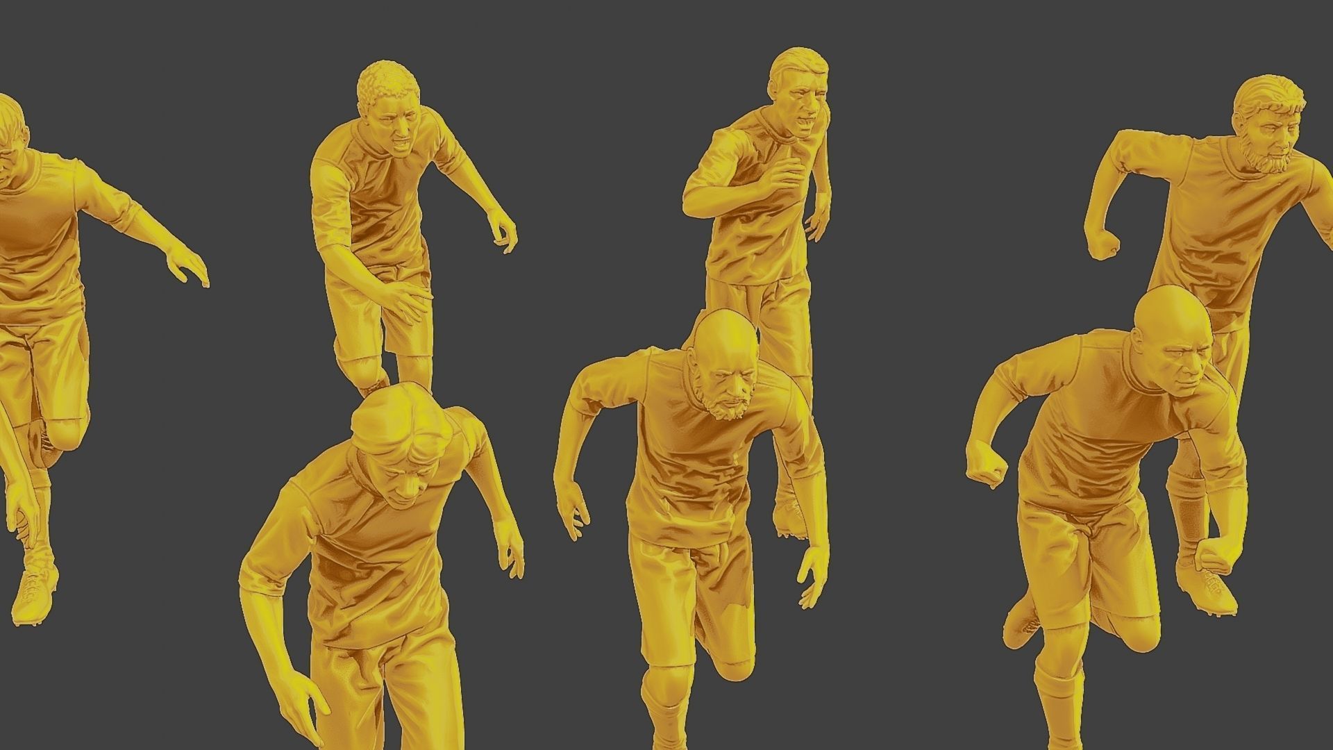 Soccer Players SP Pack 5 3D Model Collection_20